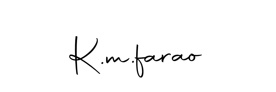 Make a beautiful signature design for name K.m.farao. With this signature (Autography-DOLnW) style, you can create a handwritten signature for free. K.m.farao signature style 10 images and pictures png