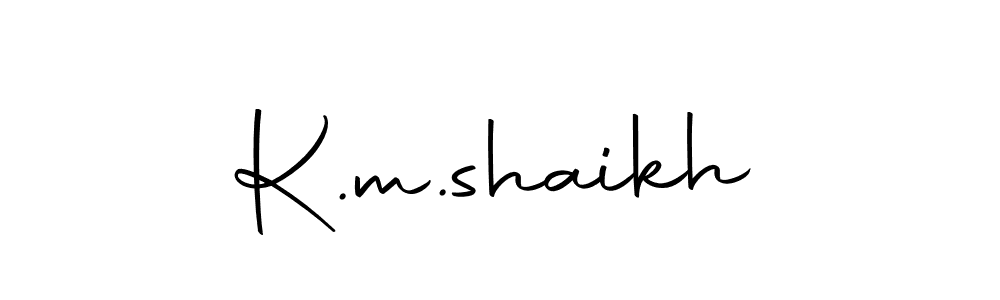 Also You can easily find your signature by using the search form. We will create K.m.shaikh name handwritten signature images for you free of cost using Autography-DOLnW sign style. K.m.shaikh signature style 10 images and pictures png