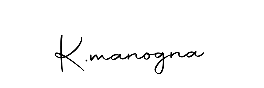 Make a beautiful signature design for name K.manogna. With this signature (Autography-DOLnW) style, you can create a handwritten signature for free. K.manogna signature style 10 images and pictures png