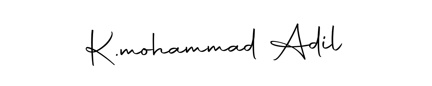 Also You can easily find your signature by using the search form. We will create K.mohammad Adil name handwritten signature images for you free of cost using Autography-DOLnW sign style. K.mohammad Adil signature style 10 images and pictures png