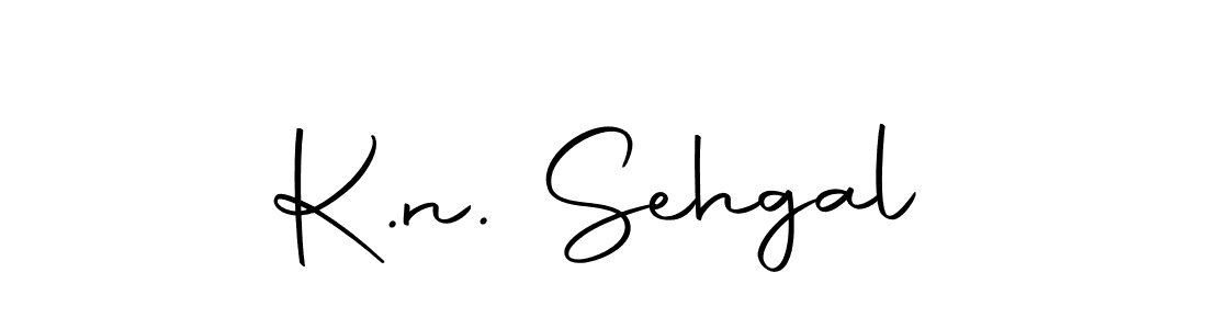 Make a beautiful signature design for name K.n. Sehgal. Use this online signature maker to create a handwritten signature for free. K.n. Sehgal signature style 10 images and pictures png