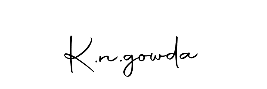 Make a beautiful signature design for name K.n.gowda. With this signature (Autography-DOLnW) style, you can create a handwritten signature for free. K.n.gowda signature style 10 images and pictures png