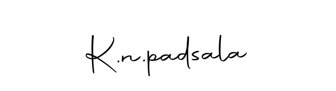 How to make K.n.padsala signature? Autography-DOLnW is a professional autograph style. Create handwritten signature for K.n.padsala name. K.n.padsala signature style 10 images and pictures png