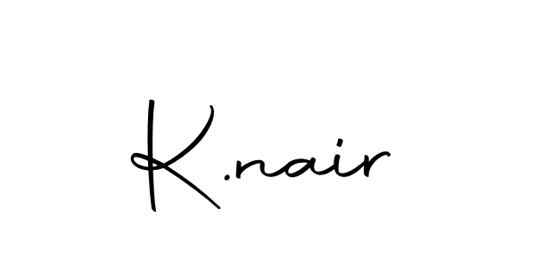 if you are searching for the best signature style for your name K.nair. so please give up your signature search. here we have designed multiple signature styles  using Autography-DOLnW. K.nair signature style 10 images and pictures png