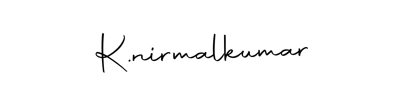 Make a beautiful signature design for name K.nirmalkumar. With this signature (Autography-DOLnW) style, you can create a handwritten signature for free. K.nirmalkumar signature style 10 images and pictures png