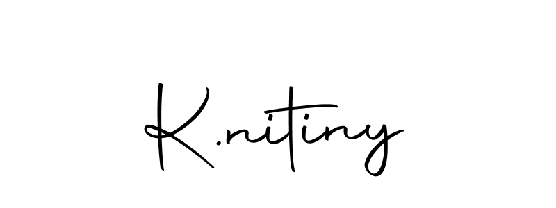 Make a beautiful signature design for name K.nitiny. Use this online signature maker to create a handwritten signature for free. K.nitiny signature style 10 images and pictures png