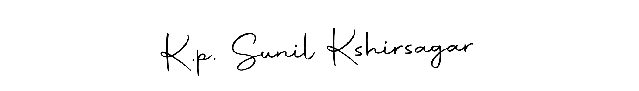 Here are the top 10 professional signature styles for the name K.p. Sunil Kshirsagar. These are the best autograph styles you can use for your name. K.p. Sunil Kshirsagar signature style 10 images and pictures png