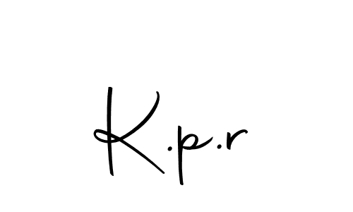 The best way (Autography-DOLnW) to make a short signature is to pick only two or three words in your name. The name K.p.r include a total of six letters. For converting this name. K.p.r signature style 10 images and pictures png