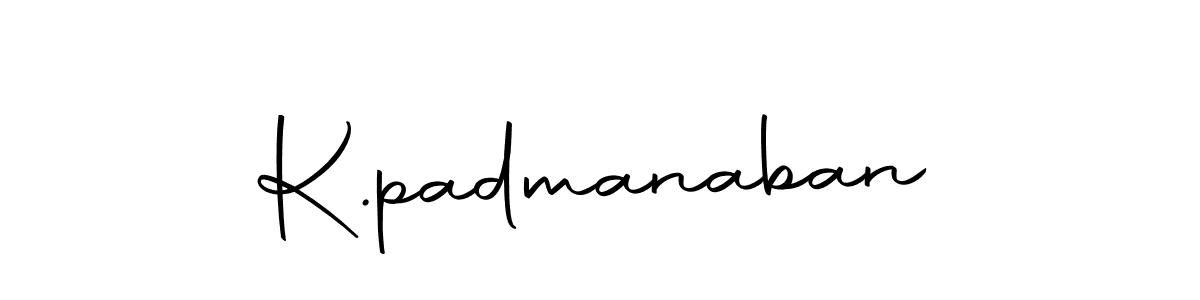 if you are searching for the best signature style for your name K.padmanaban. so please give up your signature search. here we have designed multiple signature styles  using Autography-DOLnW. K.padmanaban signature style 10 images and pictures png