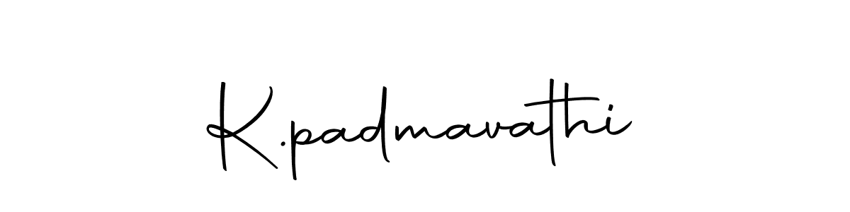 Design your own signature with our free online signature maker. With this signature software, you can create a handwritten (Autography-DOLnW) signature for name K.padmavathi. K.padmavathi signature style 10 images and pictures png