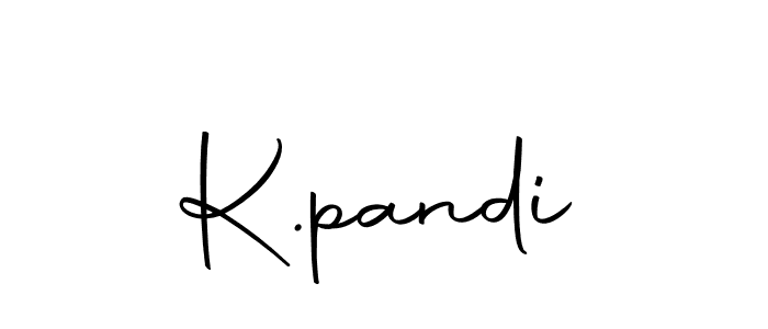 How to make K.pandi signature? Autography-DOLnW is a professional autograph style. Create handwritten signature for K.pandi name. K.pandi signature style 10 images and pictures png