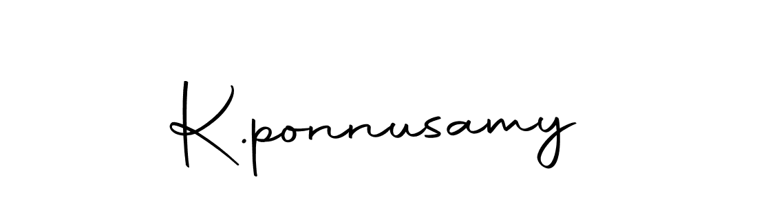 How to make K.ponnusamy name signature. Use Autography-DOLnW style for creating short signs online. This is the latest handwritten sign. K.ponnusamy signature style 10 images and pictures png