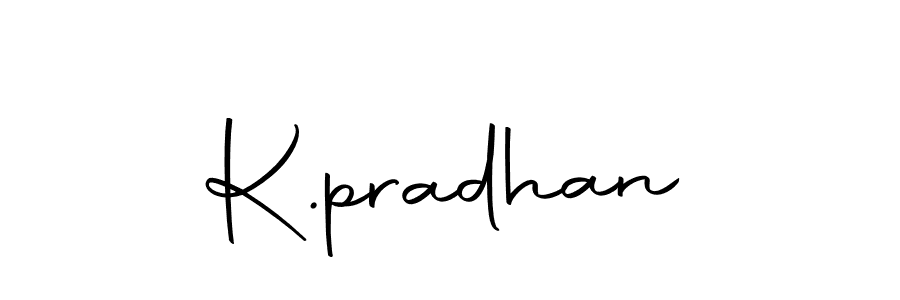 Make a beautiful signature design for name K.pradhan. With this signature (Autography-DOLnW) style, you can create a handwritten signature for free. K.pradhan signature style 10 images and pictures png