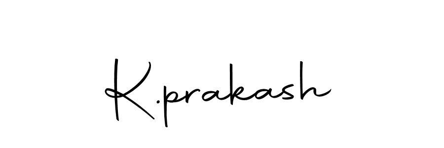 Design your own signature with our free online signature maker. With this signature software, you can create a handwritten (Autography-DOLnW) signature for name K.prakash. K.prakash signature style 10 images and pictures png