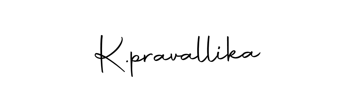 Design your own signature with our free online signature maker. With this signature software, you can create a handwritten (Autography-DOLnW) signature for name K.pravallika. K.pravallika signature style 10 images and pictures png