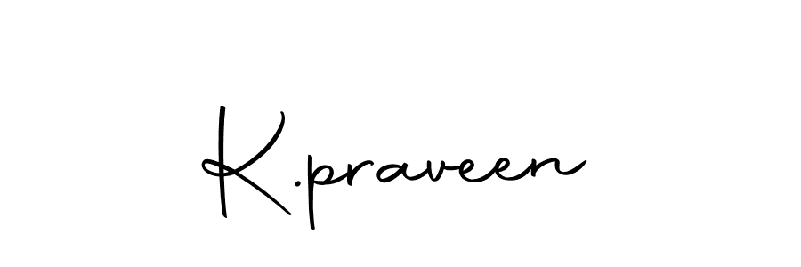 Use a signature maker to create a handwritten signature online. With this signature software, you can design (Autography-DOLnW) your own signature for name K.praveen. K.praveen signature style 10 images and pictures png