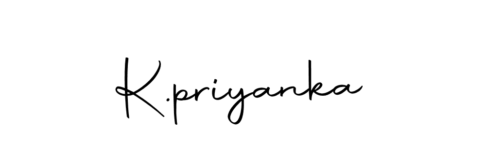 Also we have K.priyanka name is the best signature style. Create professional handwritten signature collection using Autography-DOLnW autograph style. K.priyanka signature style 10 images and pictures png