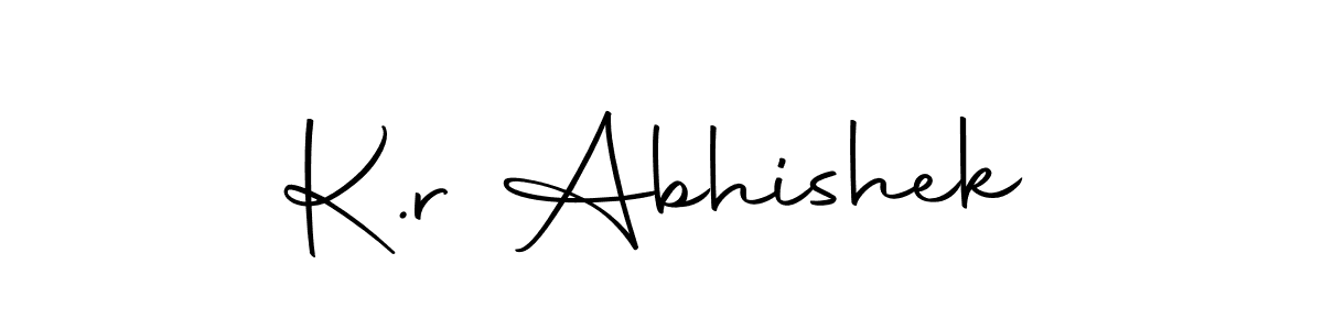 It looks lik you need a new signature style for name K.r Abhishek. Design unique handwritten (Autography-DOLnW) signature with our free signature maker in just a few clicks. K.r Abhishek signature style 10 images and pictures png