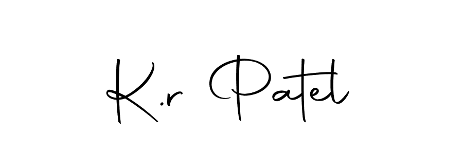 It looks lik you need a new signature style for name K.r Patel. Design unique handwritten (Autography-DOLnW) signature with our free signature maker in just a few clicks. K.r Patel signature style 10 images and pictures png