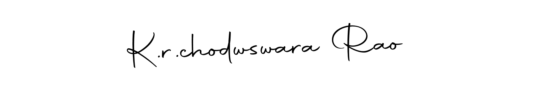 Use a signature maker to create a handwritten signature online. With this signature software, you can design (Autography-DOLnW) your own signature for name K.r.chodwswara Rao. K.r.chodwswara Rao signature style 10 images and pictures png