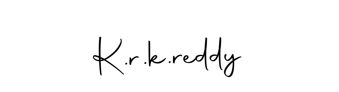 Design your own signature with our free online signature maker. With this signature software, you can create a handwritten (Autography-DOLnW) signature for name K.r.k.reddy. K.r.k.reddy signature style 10 images and pictures png