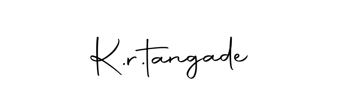 It looks lik you need a new signature style for name K.r.tangade. Design unique handwritten (Autography-DOLnW) signature with our free signature maker in just a few clicks. K.r.tangade signature style 10 images and pictures png