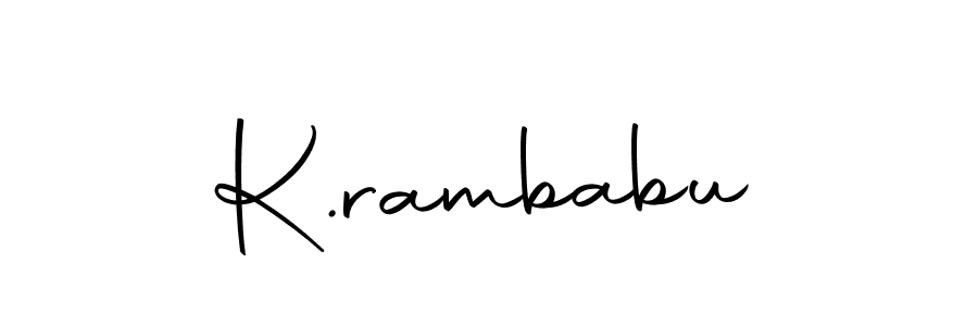 Make a beautiful signature design for name K.rambabu. Use this online signature maker to create a handwritten signature for free. K.rambabu signature style 10 images and pictures png