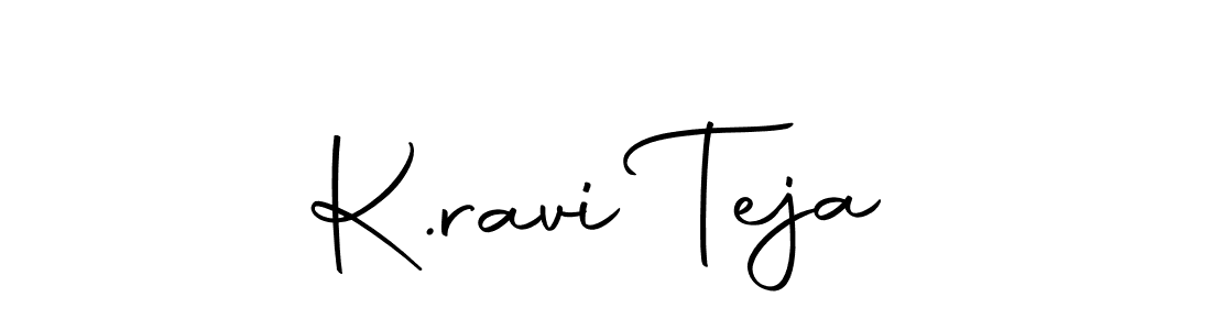 The best way (Autography-DOLnW) to make a short signature is to pick only two or three words in your name. The name K.ravi Teja include a total of six letters. For converting this name. K.ravi Teja signature style 10 images and pictures png