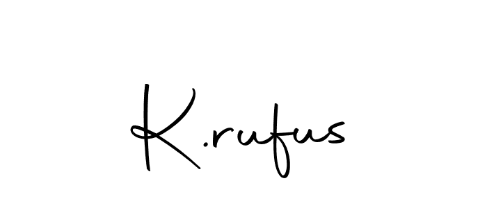 Similarly Autography-DOLnW is the best handwritten signature design. Signature creator online .You can use it as an online autograph creator for name K.rufus. K.rufus signature style 10 images and pictures png