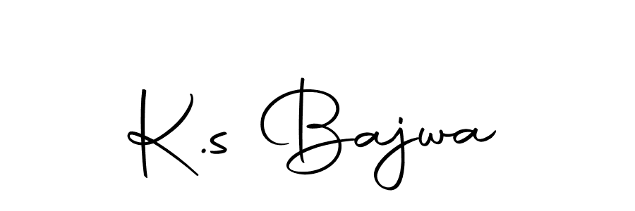 You can use this online signature creator to create a handwritten signature for the name K.s Bajwa. This is the best online autograph maker. K.s Bajwa signature style 10 images and pictures png