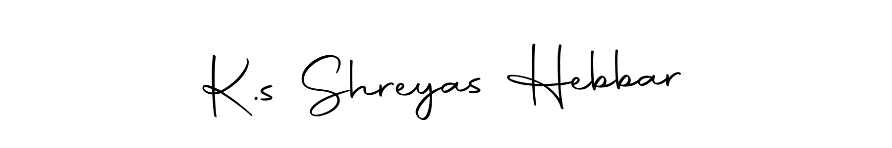 Also we have K.s Shreyas Hebbar name is the best signature style. Create professional handwritten signature collection using Autography-DOLnW autograph style. K.s Shreyas Hebbar signature style 10 images and pictures png