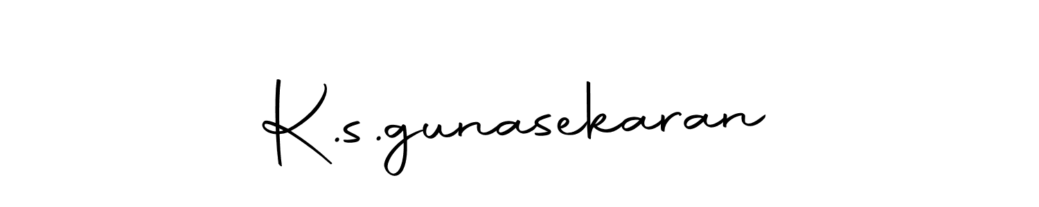 Make a beautiful signature design for name K.s.gunasekaran. Use this online signature maker to create a handwritten signature for free. K.s.gunasekaran signature style 10 images and pictures png