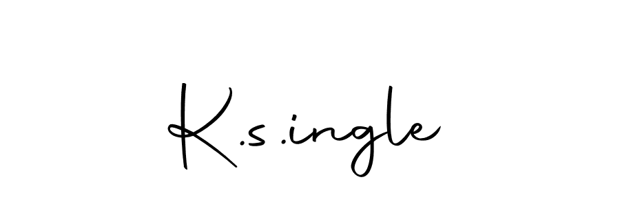 Design your own signature with our free online signature maker. With this signature software, you can create a handwritten (Autography-DOLnW) signature for name K.s.ingle. K.s.ingle signature style 10 images and pictures png