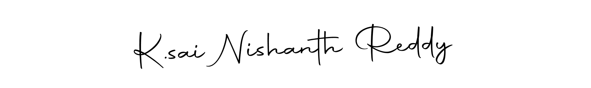 Also You can easily find your signature by using the search form. We will create K.sai Nishanth Reddy name handwritten signature images for you free of cost using Autography-DOLnW sign style. K.sai Nishanth Reddy signature style 10 images and pictures png