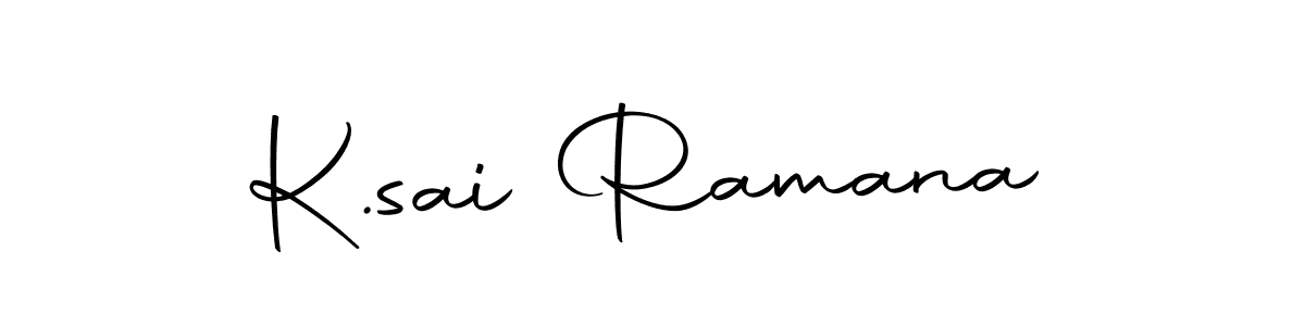 This is the best signature style for the K.sai Ramana name. Also you like these signature font (Autography-DOLnW). Mix name signature. K.sai Ramana signature style 10 images and pictures png