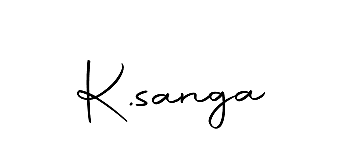 Make a beautiful signature design for name K.sanga. With this signature (Autography-DOLnW) style, you can create a handwritten signature for free. K.sanga signature style 10 images and pictures png