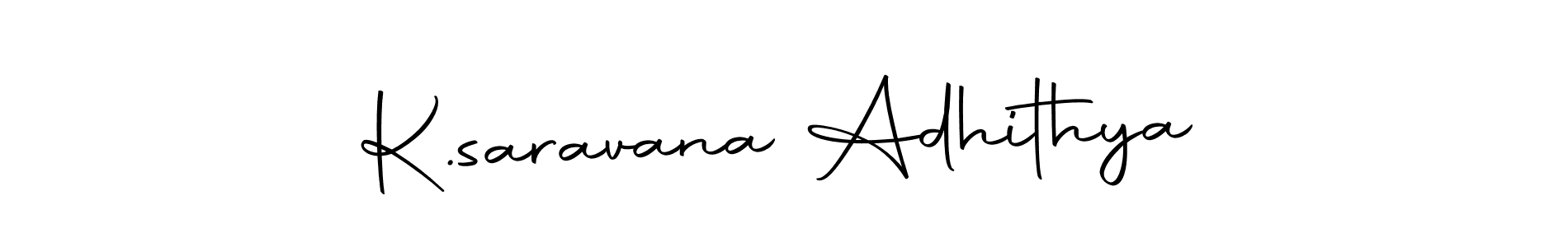 This is the best signature style for the K.saravana Adhithya name. Also you like these signature font (Autography-DOLnW). Mix name signature. K.saravana Adhithya signature style 10 images and pictures png