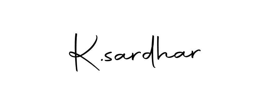 Make a short K.sardhar signature style. Manage your documents anywhere anytime using Autography-DOLnW. Create and add eSignatures, submit forms, share and send files easily. K.sardhar signature style 10 images and pictures png