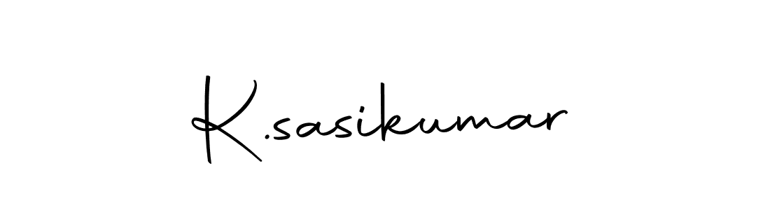 Create a beautiful signature design for name K.sasikumar. With this signature (Autography-DOLnW) fonts, you can make a handwritten signature for free. K.sasikumar signature style 10 images and pictures png