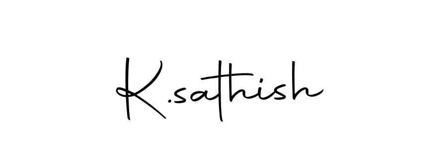 Make a beautiful signature design for name K.sathish. Use this online signature maker to create a handwritten signature for free. K.sathish signature style 10 images and pictures png