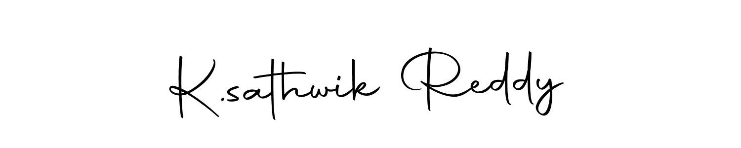 Make a beautiful signature design for name K.sathwik Reddy. With this signature (Autography-DOLnW) style, you can create a handwritten signature for free. K.sathwik Reddy signature style 10 images and pictures png