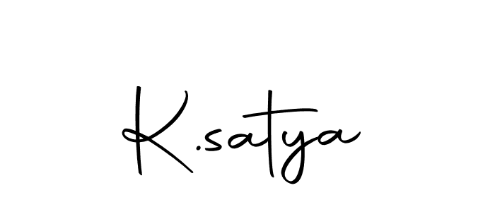 Make a short K.satya signature style. Manage your documents anywhere anytime using Autography-DOLnW. Create and add eSignatures, submit forms, share and send files easily. K.satya signature style 10 images and pictures png