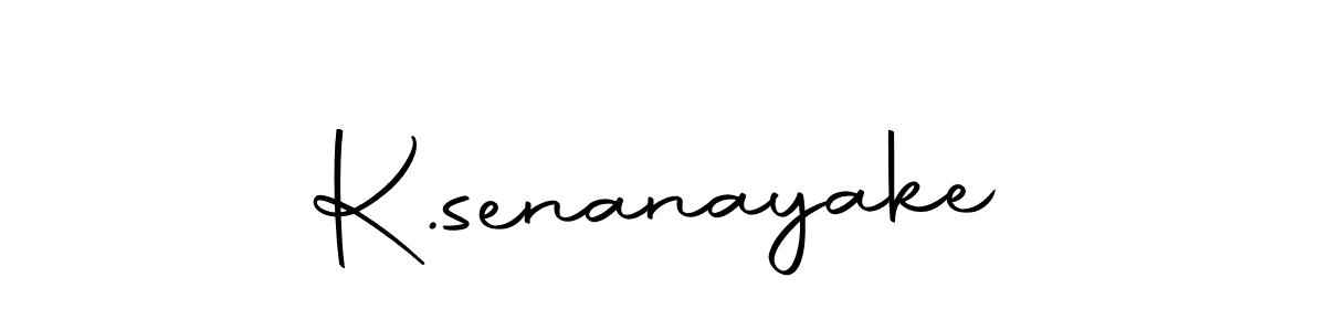 Create a beautiful signature design for name K.senanayake. With this signature (Autography-DOLnW) fonts, you can make a handwritten signature for free. K.senanayake signature style 10 images and pictures png
