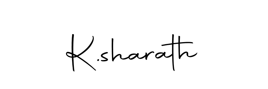 Create a beautiful signature design for name K.sharath. With this signature (Autography-DOLnW) fonts, you can make a handwritten signature for free. K.sharath signature style 10 images and pictures png