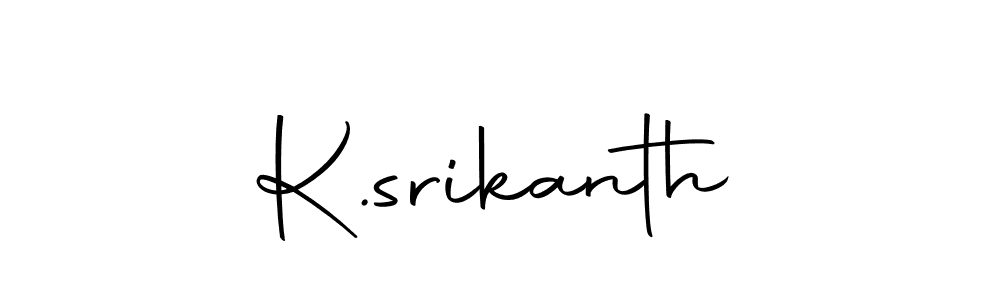 How to Draw K.srikanth signature style? Autography-DOLnW is a latest design signature styles for name K.srikanth. K.srikanth signature style 10 images and pictures png