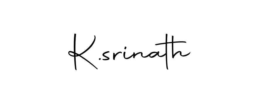 Use a signature maker to create a handwritten signature online. With this signature software, you can design (Autography-DOLnW) your own signature for name K.srinath. K.srinath signature style 10 images and pictures png