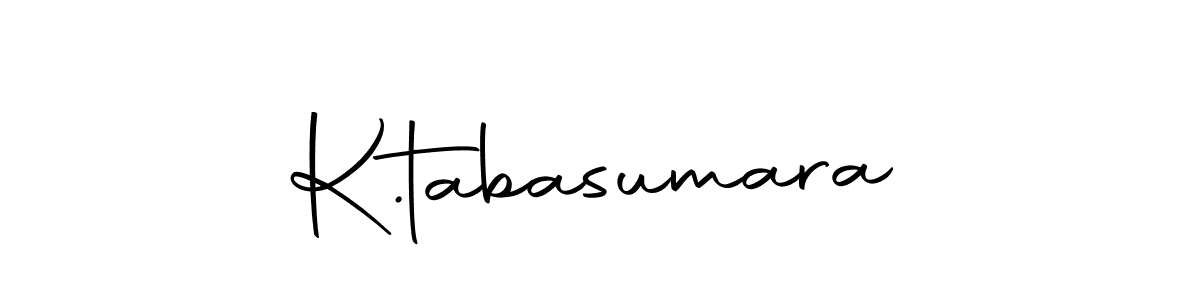 Design your own signature with our free online signature maker. With this signature software, you can create a handwritten (Autography-DOLnW) signature for name K.tabasumara. K.tabasumara signature style 10 images and pictures png