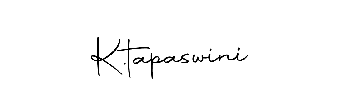 You should practise on your own different ways (Autography-DOLnW) to write your name (K.tapaswini) in signature. don't let someone else do it for you. K.tapaswini signature style 10 images and pictures png