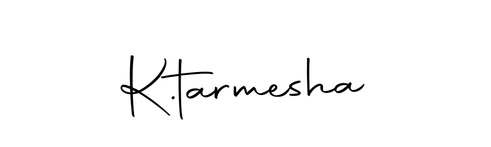 if you are searching for the best signature style for your name K.tarmesha. so please give up your signature search. here we have designed multiple signature styles  using Autography-DOLnW. K.tarmesha signature style 10 images and pictures png