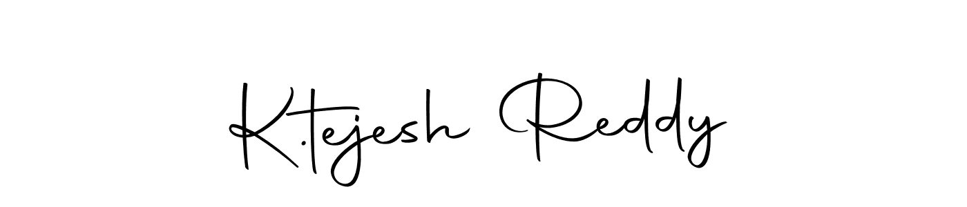 Use a signature maker to create a handwritten signature online. With this signature software, you can design (Autography-DOLnW) your own signature for name K.tejesh Reddy. K.tejesh Reddy signature style 10 images and pictures png